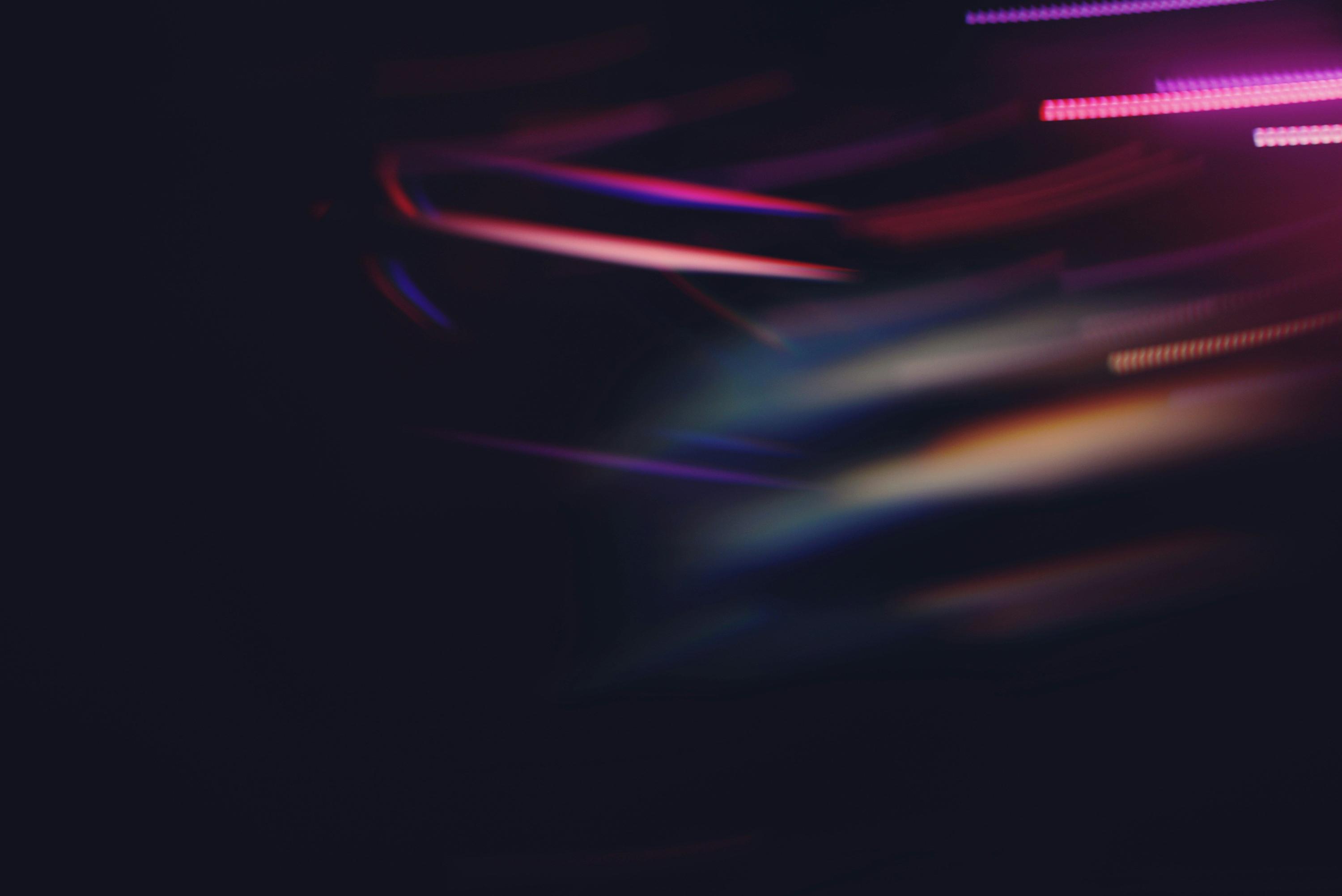 Abstract streaked lights
