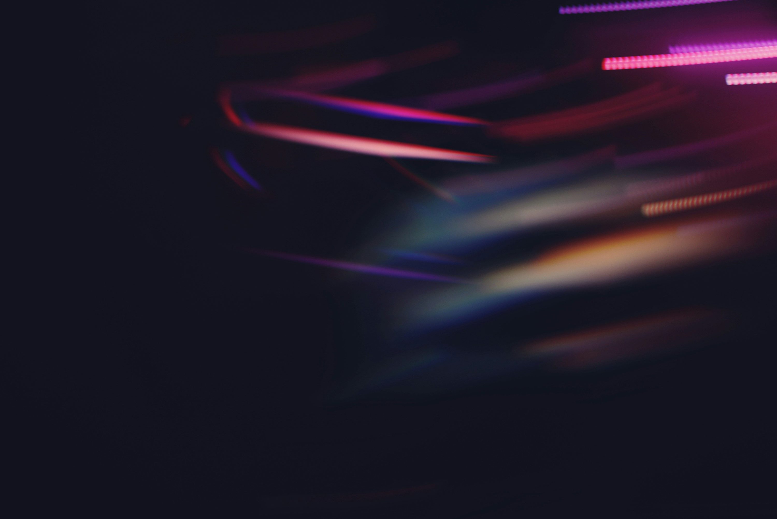 Abstract streaked lights